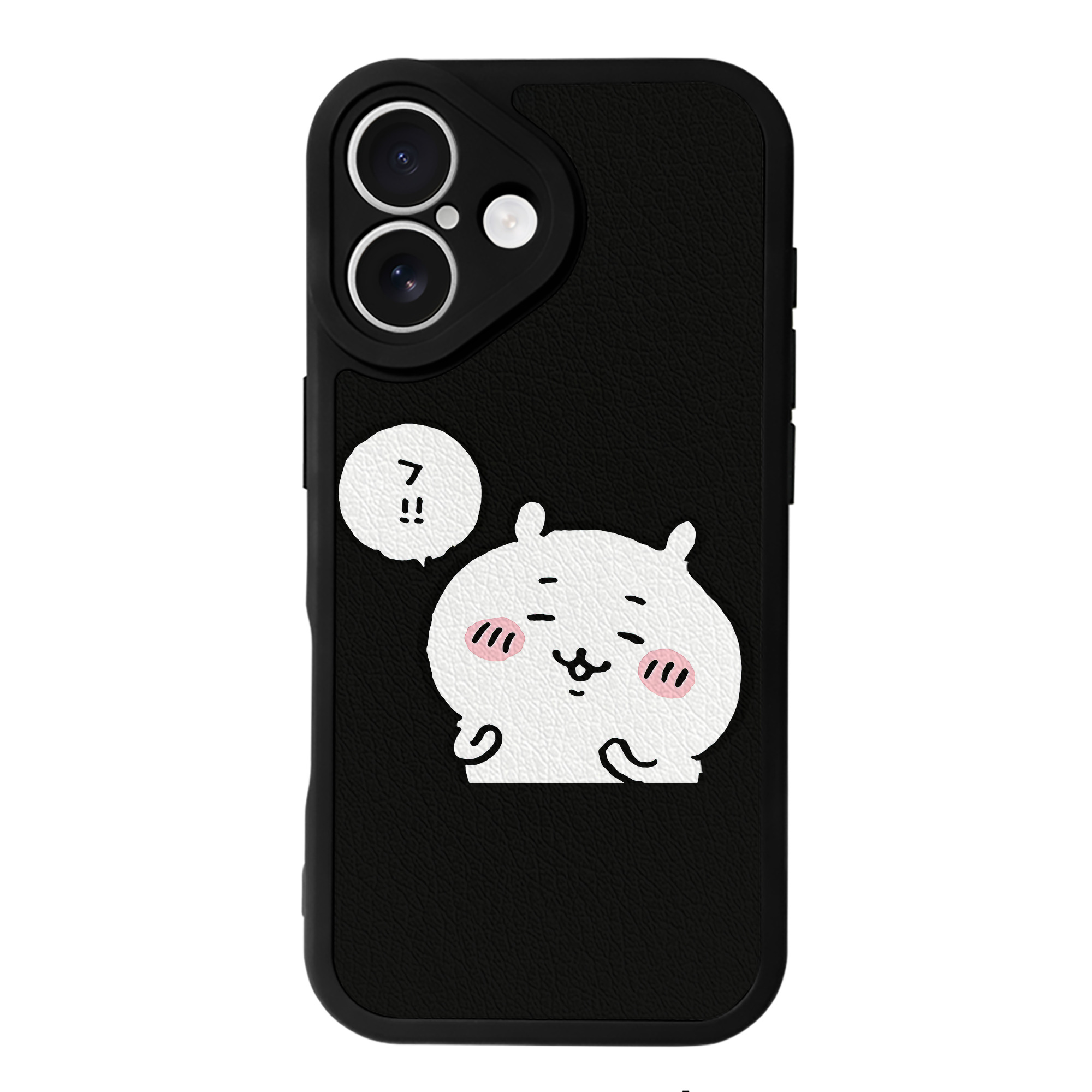 （画像用） ちいかわ ちいかわ Chii-kawa chiikawa 【iPhone 16シリーズ対応】シリコンスマホケース（レザー調） 材質：シリコン